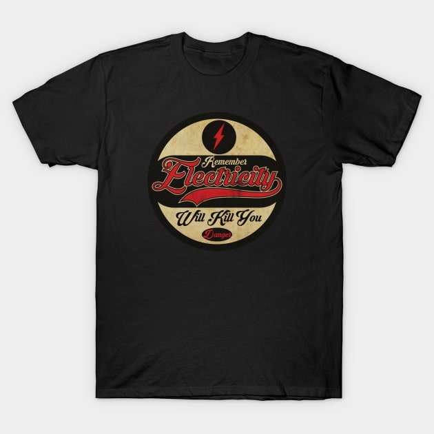 Electricity Danger T-Shirt by CTShirts